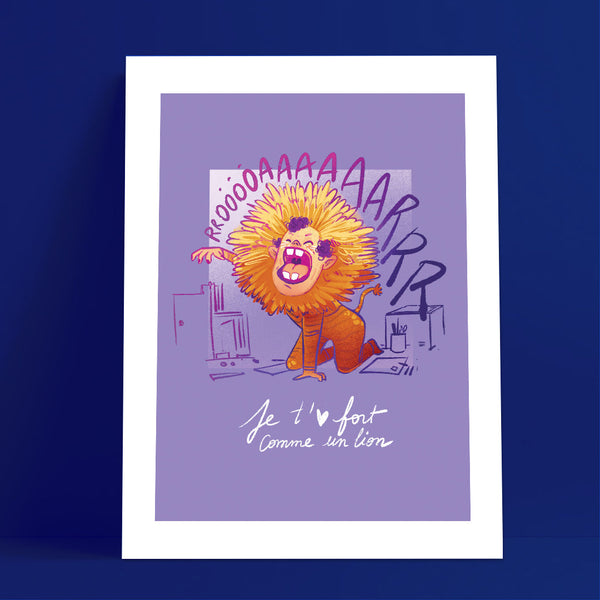 Pack de 5 - Illustration 2500 Voix - [Je t'aime comme] - A5