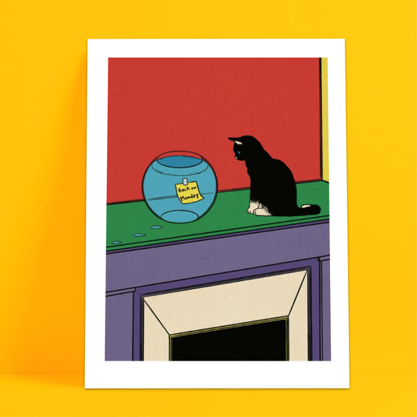 Simon Bailly - [Back on monday], 30x40cm, 40ex.