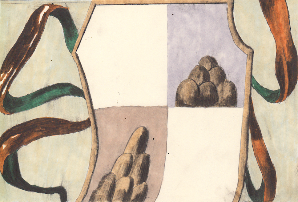 Marie Jacotey - [Blason], 13x18,5cm, 100ex.