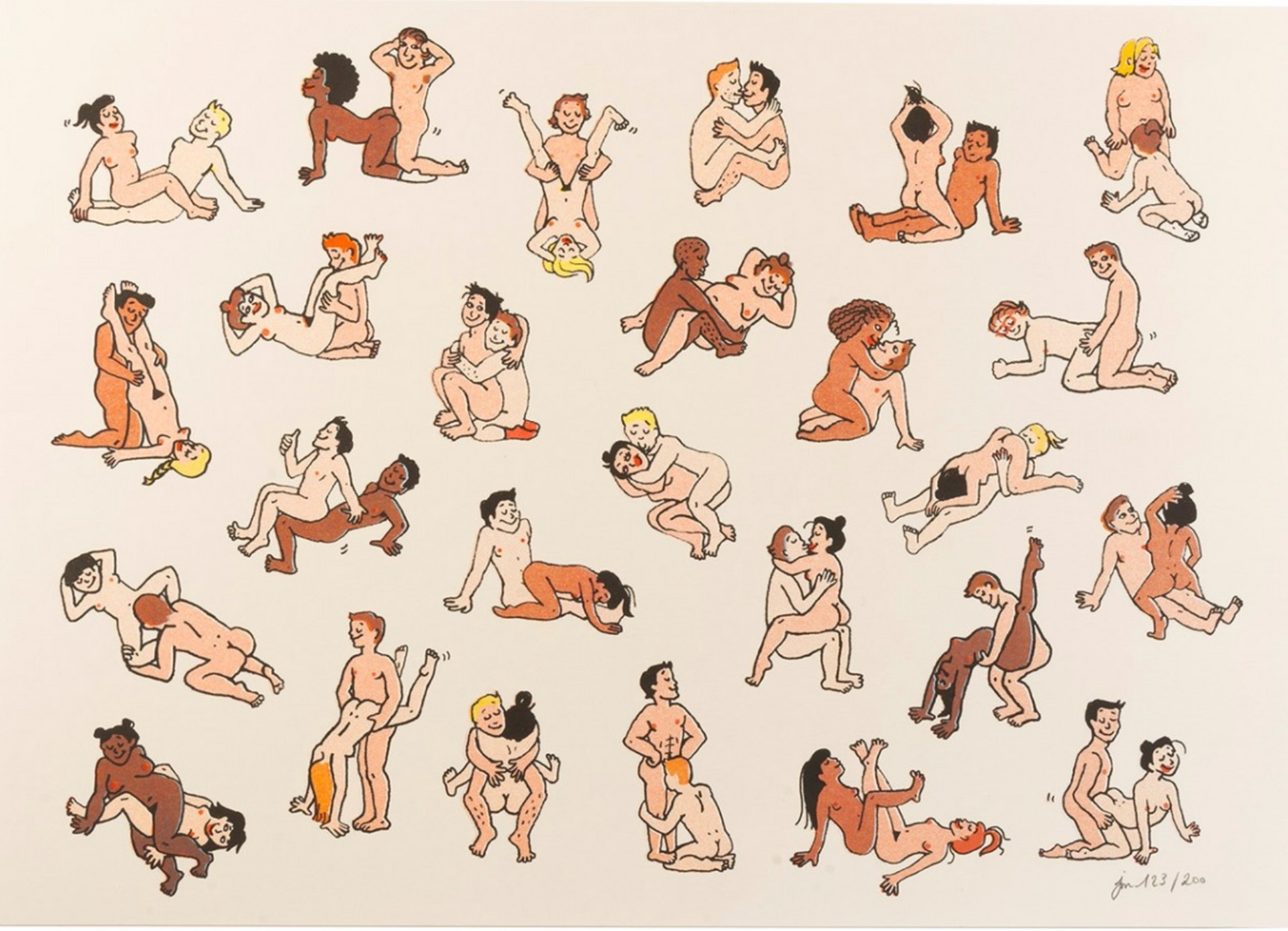 Coucou Suzette - [Kamasutra] - A3, 200 ex.