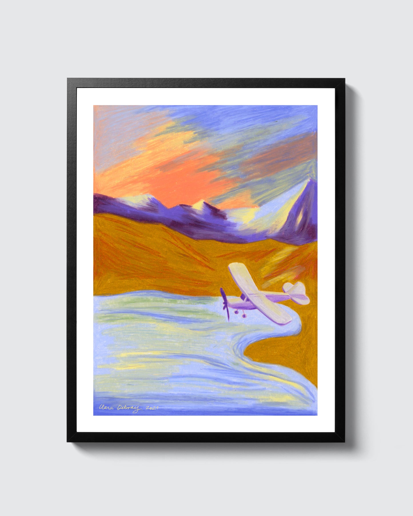 Clara Debray - [L'avion] - 30x40cm, 20 ex.