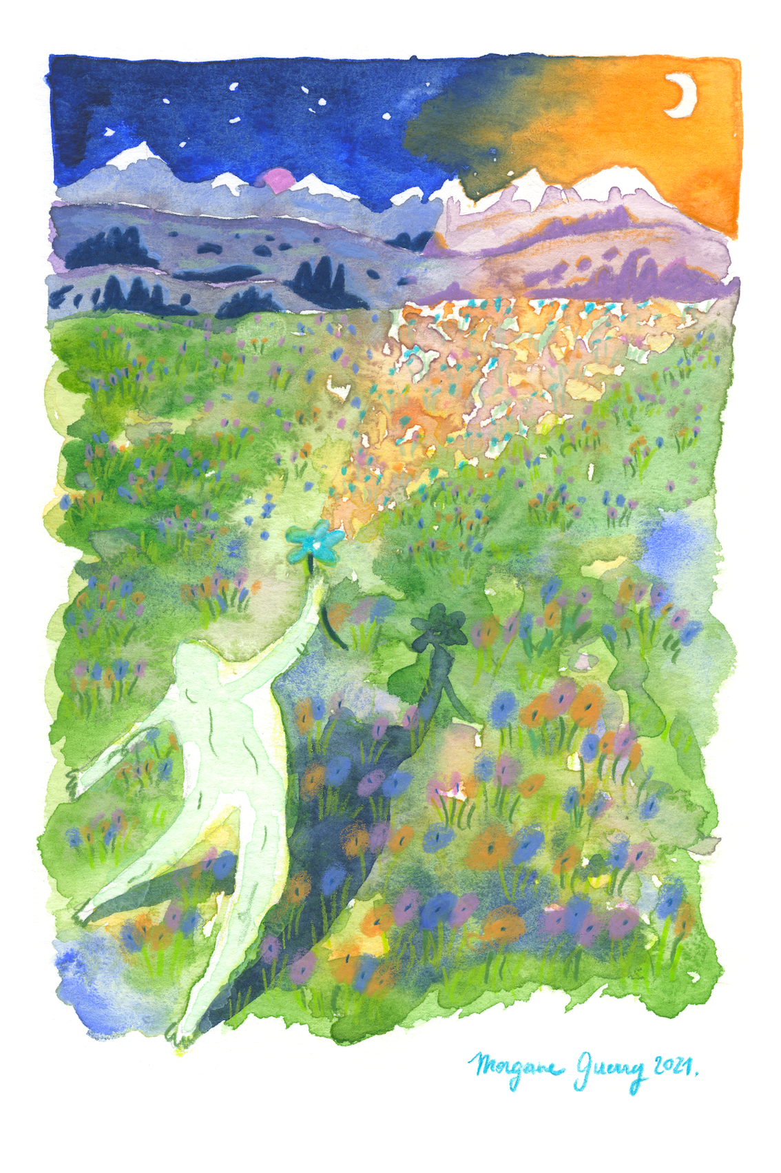 Morgane Guerry - [Fleur d'espoir], 20x30cm, 50ex.