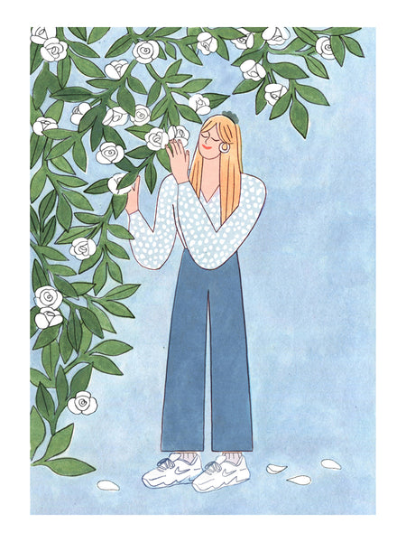 Morgane Fadanelli - [Roses] - 21x29,7cm, 30 ex., 25€.
