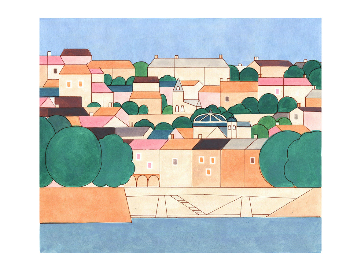 Morgane Fadanelli - [Les pentes] - 29,7x42cm, 30 ex.