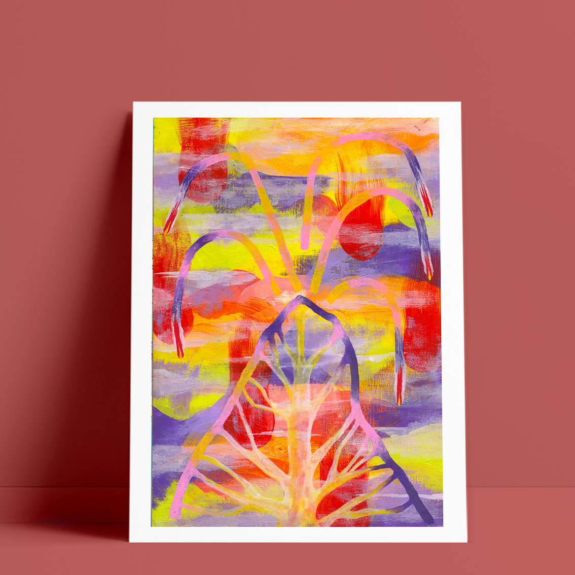 Laho - [Eruption volcanique], 29,7x42cm, 1ex., 35€