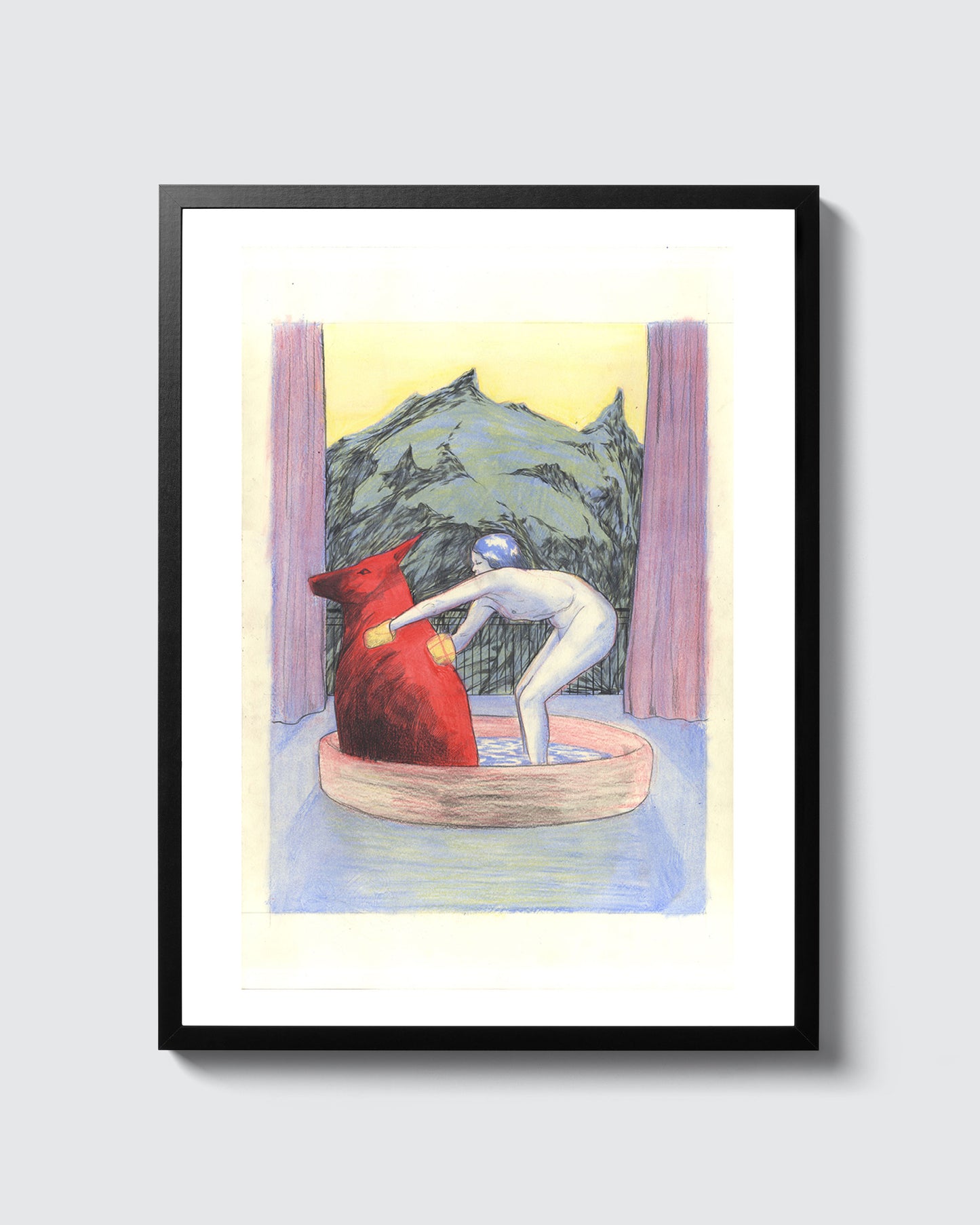 Mathieu Pauget - [Le Bain] - 30x40cm, 50 ex.