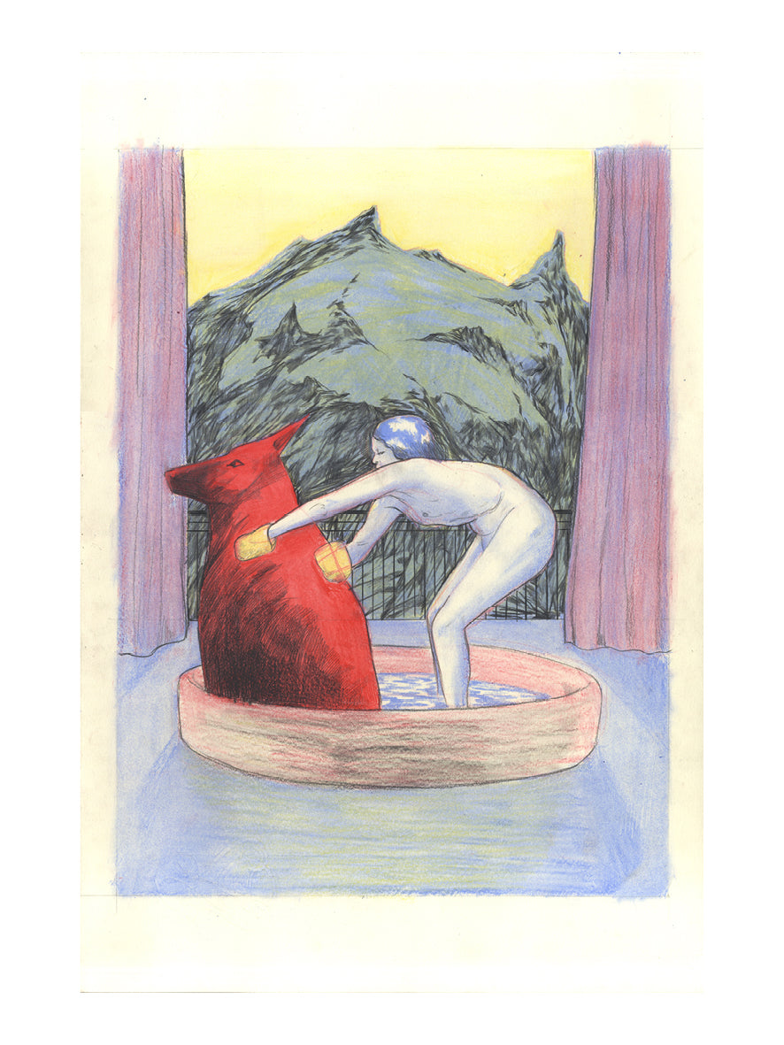 Mathieu Pauget - [Le Bain] - 30x40cm, 50 ex.