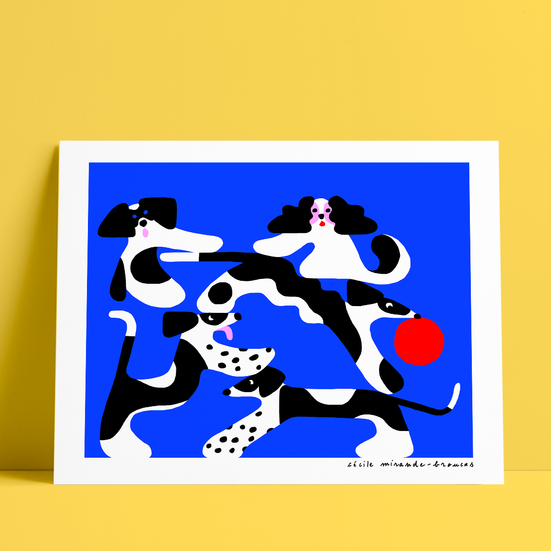 Cécile Mirande-Broucas - [Pyramide canine], 40x50cm, 60ex.