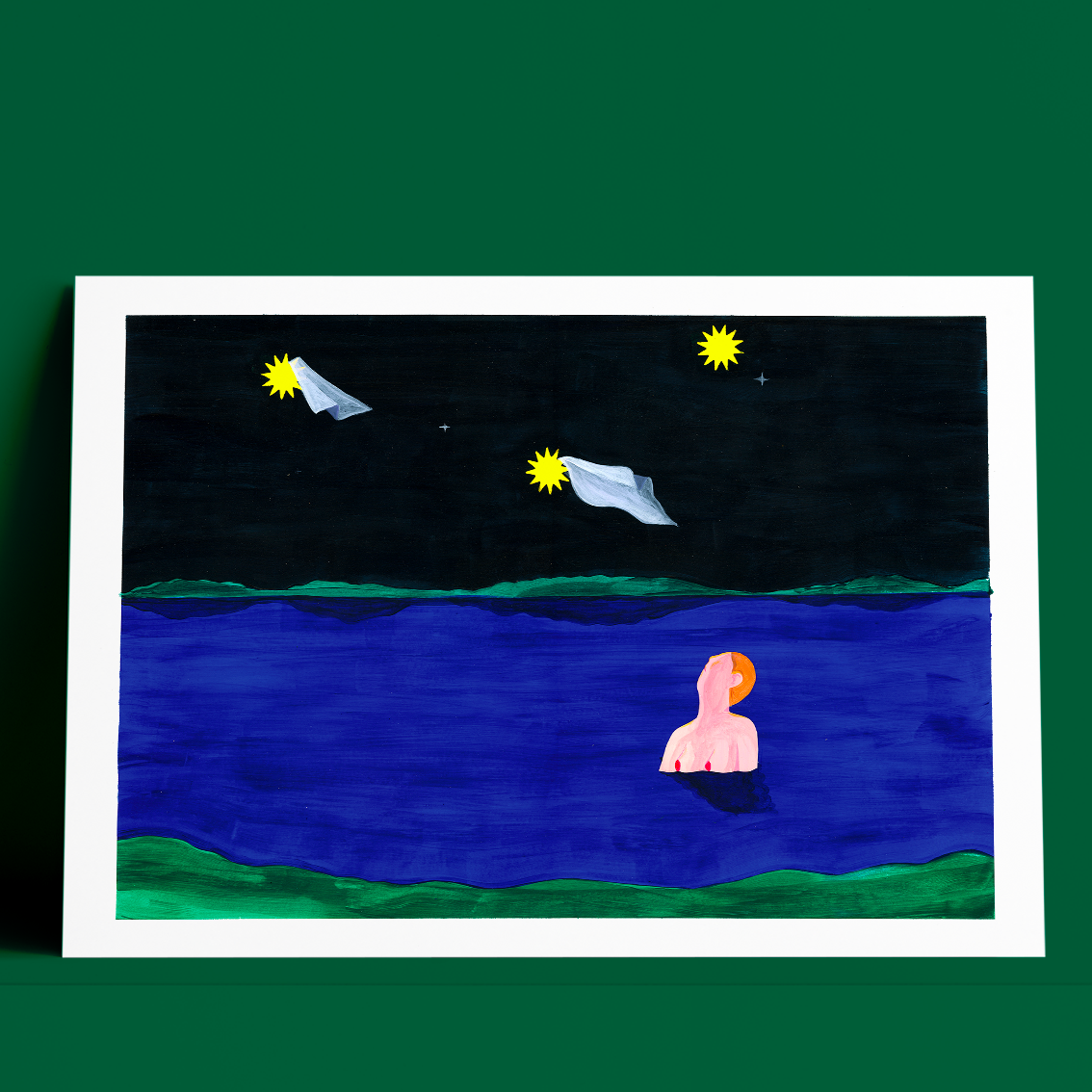 Clémence Sauvage - [Bain de minuit] - 30x40cm, 50 ex.