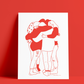 Lucymacaroni - [Hug] - 30x40cm, 50 ex.