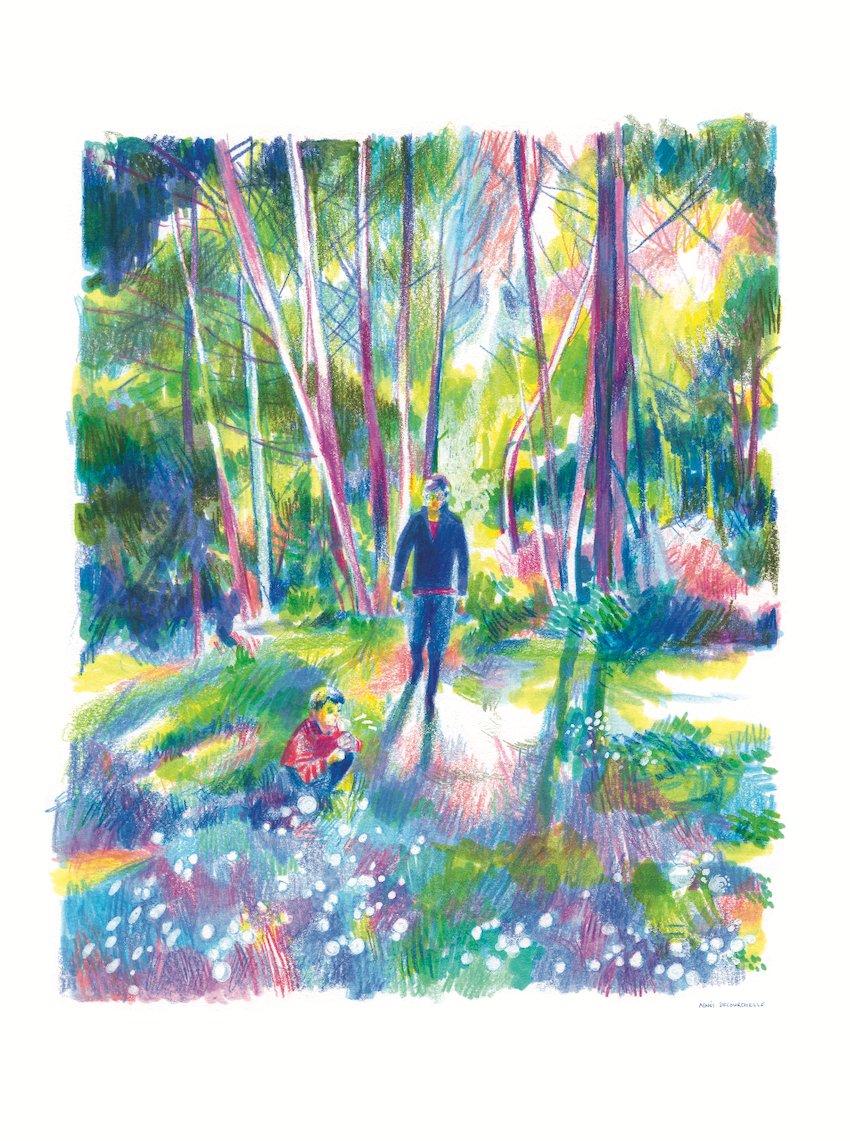 Agnès Decourchelle- [Dans la clairière] - 30x40cm, 40 ex.