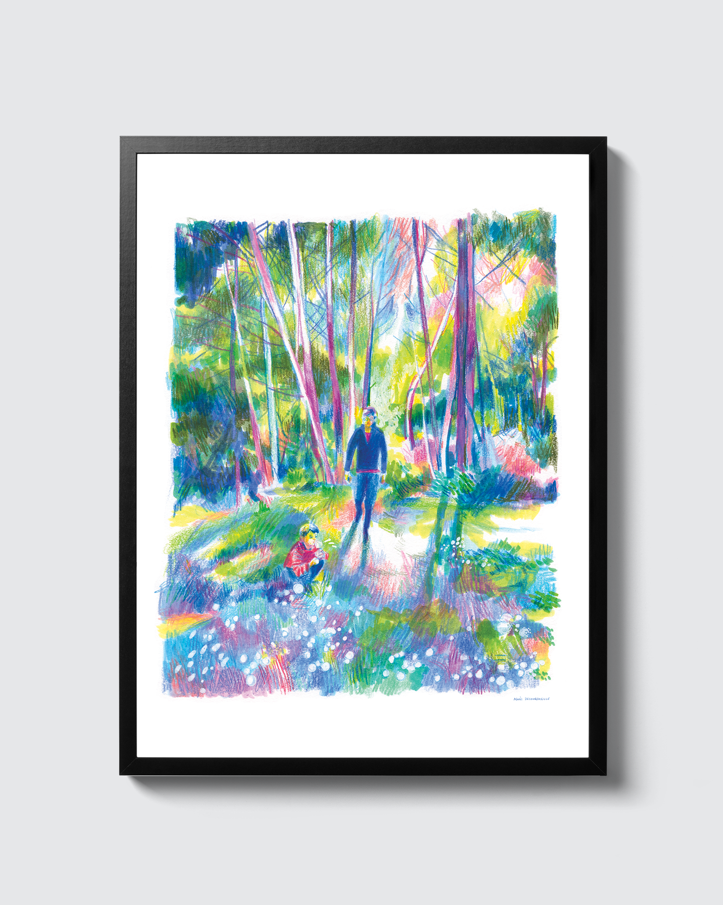 Agnès Decourchelle- [Dans la clairière] - 30x40cm, 40 ex.