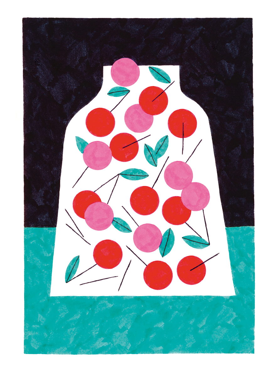 Carole Barraud - [Les cerises], 20x30cm, 100ex.