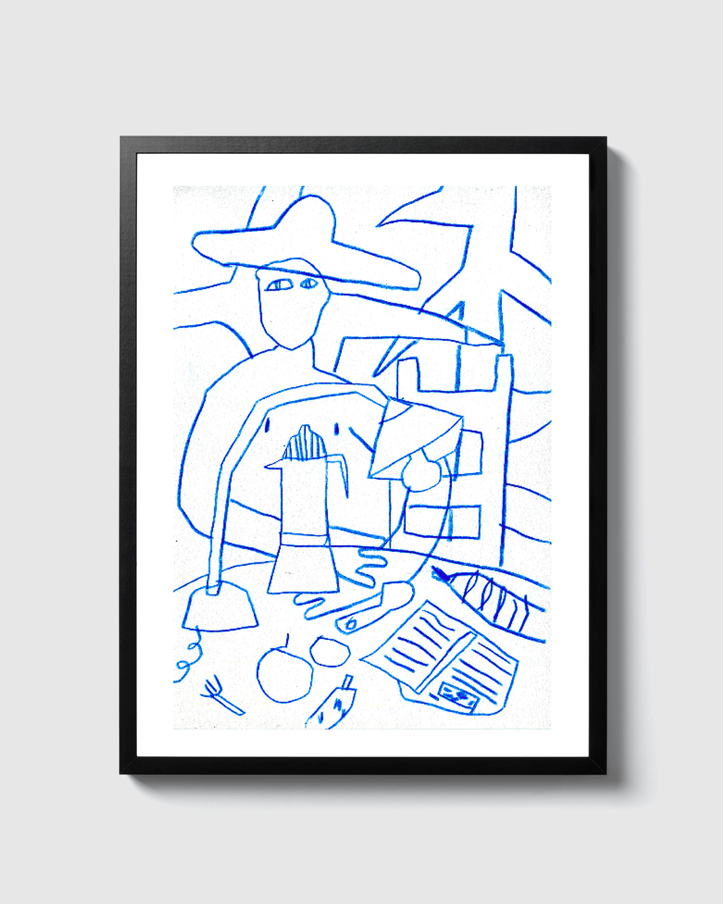 Elsa Adamus- [Bleu] - 21x29,7cm, 10 ex.