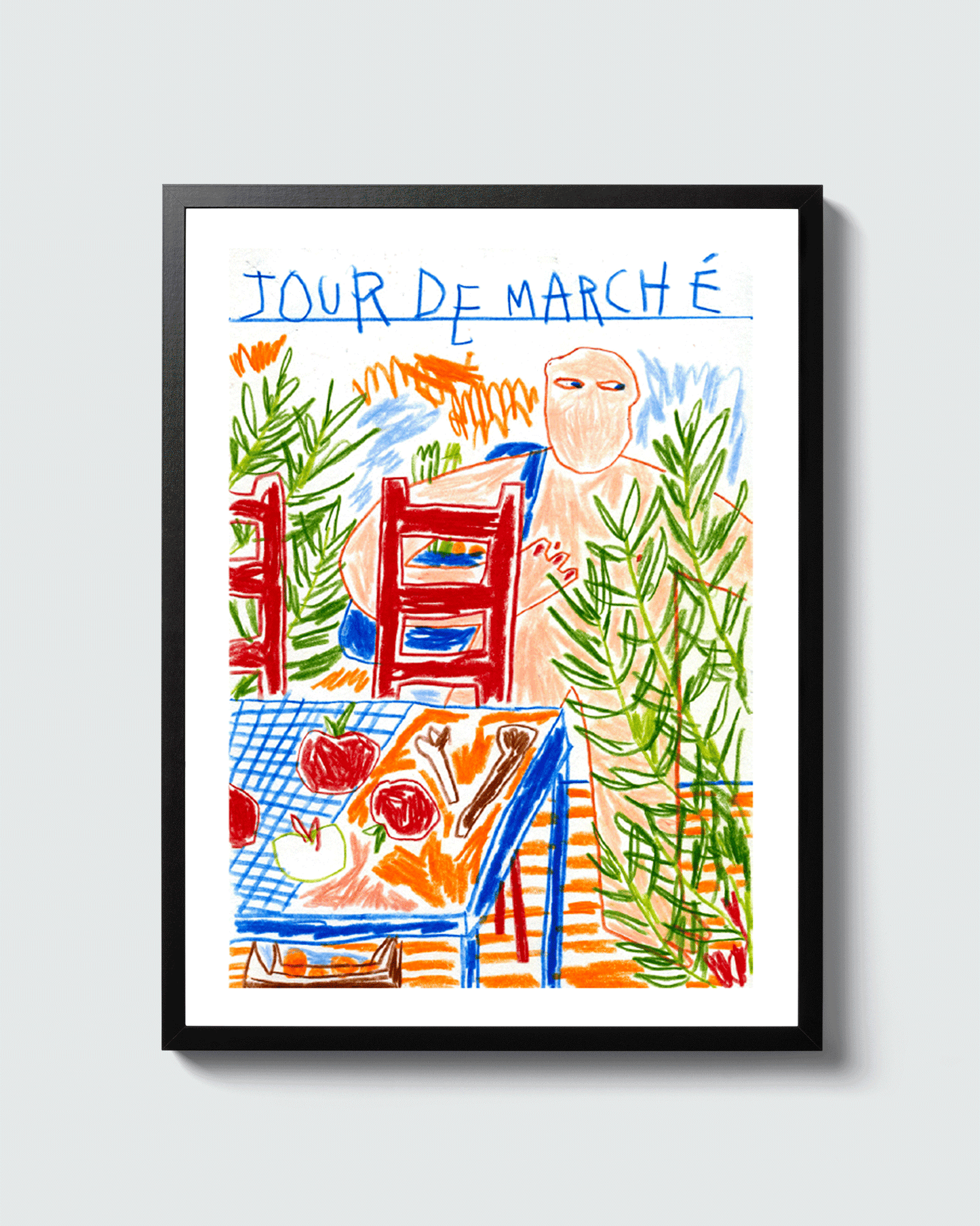 Elsa Adamus- [Jour de marché] - 20x30cm, 10 ex.