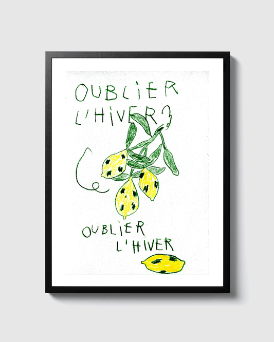 Elsa Adamus- [Oublier l'hiver] - 20x30cm, 10 ex.