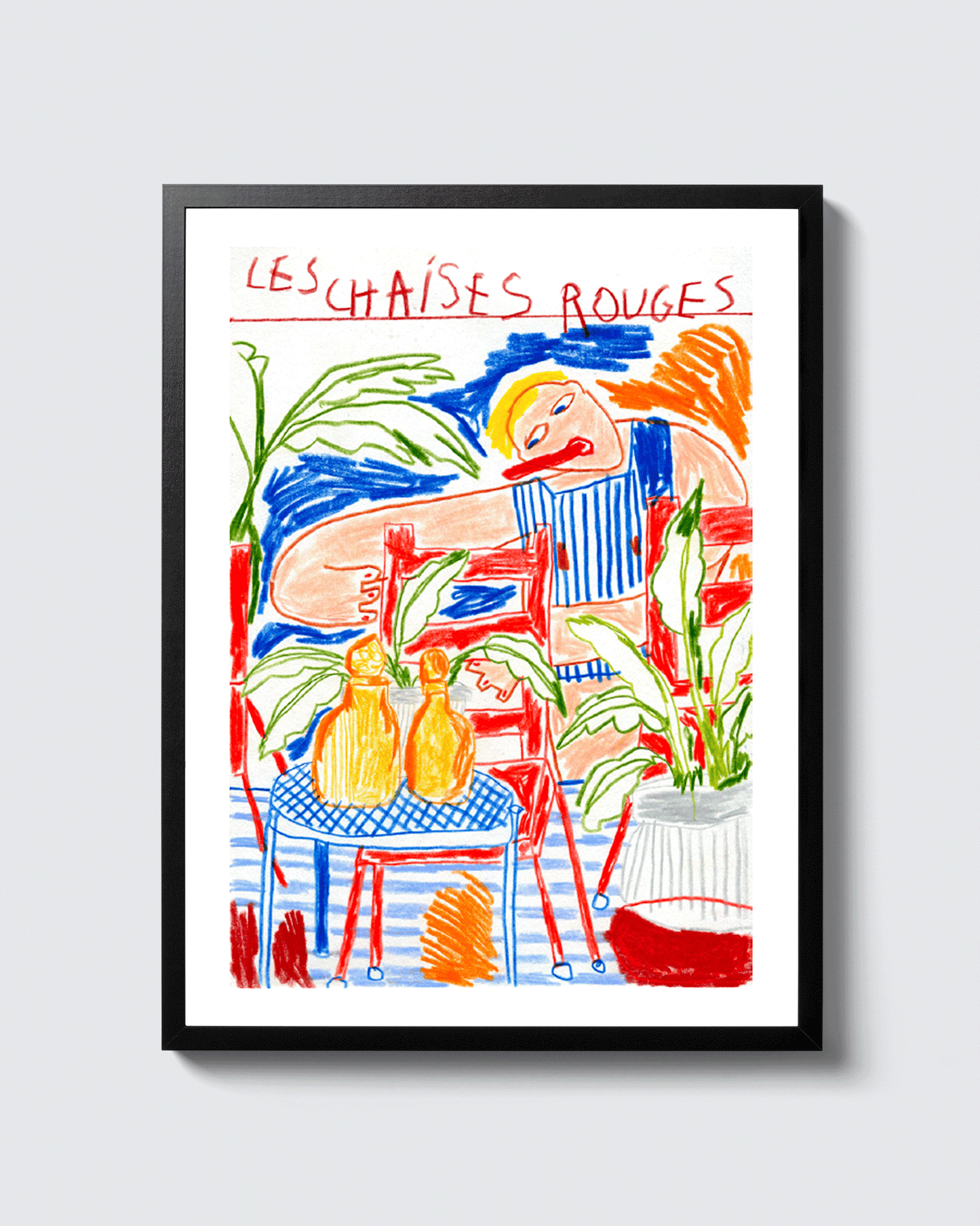 Elsa Adamus- [Les chaises rouges] - 20x30cm, 10 ex.