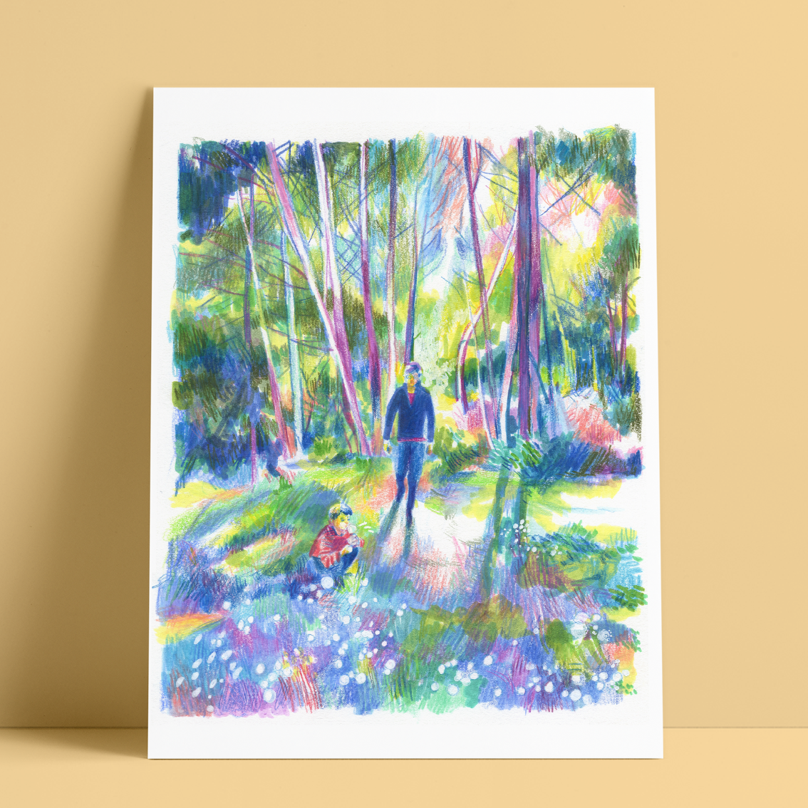 Agnès Decourchelle- [Dans la clairière] - 30x40cm, 40 ex.