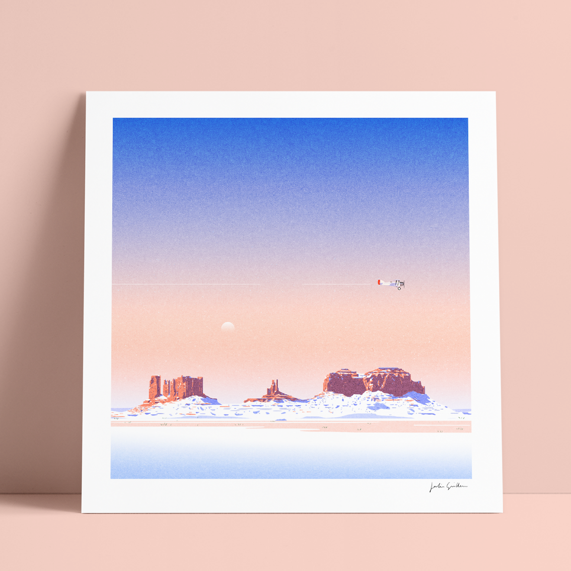 Julie Guillem - [Monument Valley], 30x30cm, 70ex.