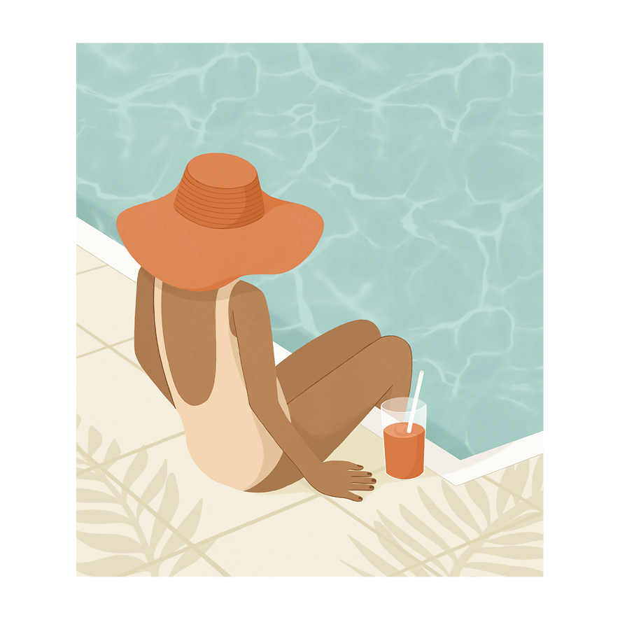 Lucie Nouhant - [La piscine] - 30x30cm, 25 ex.