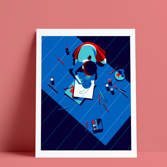 Malika Favre - [Sans-titre] - 40x50cm, 100 ex., 80€.