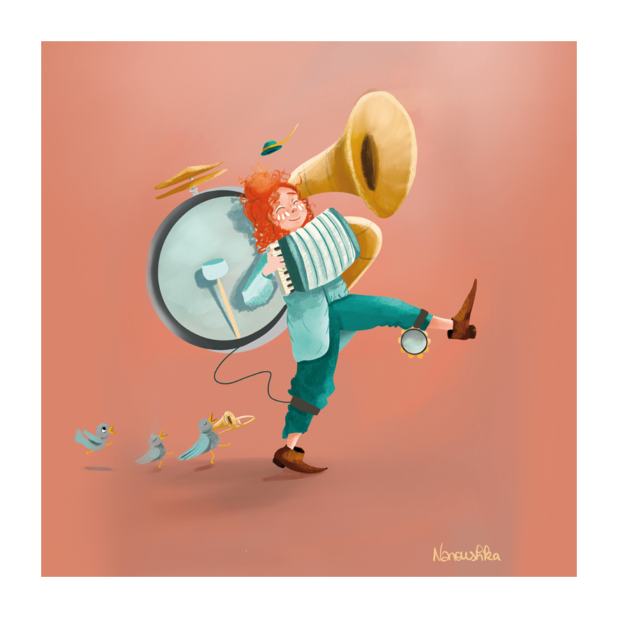 Margaux Sabourin - [L'hymne à la joie], 30x30cm, 100ex., 30€