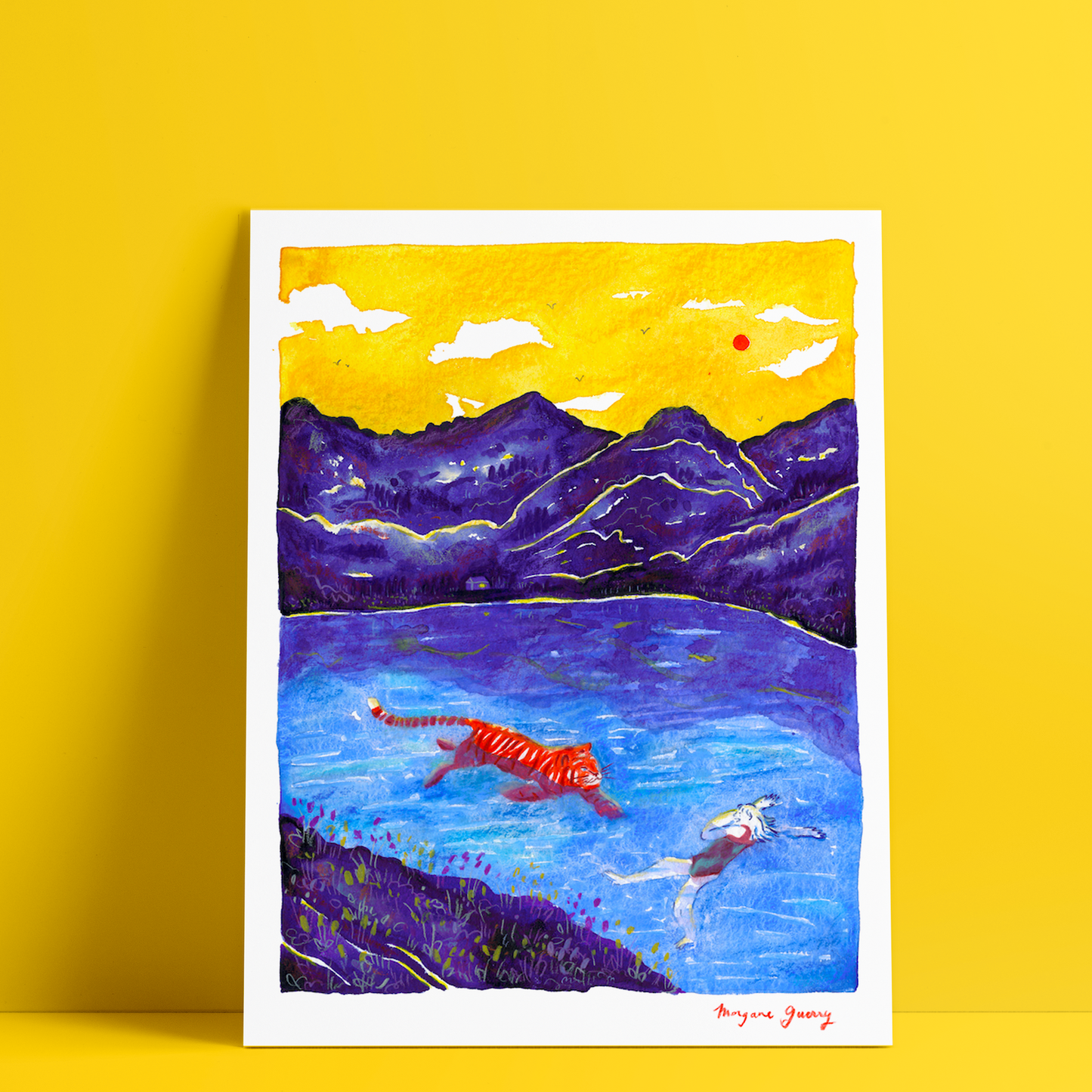 Morgane Guerry - [La Baignade], 24x32cm, 40ex.