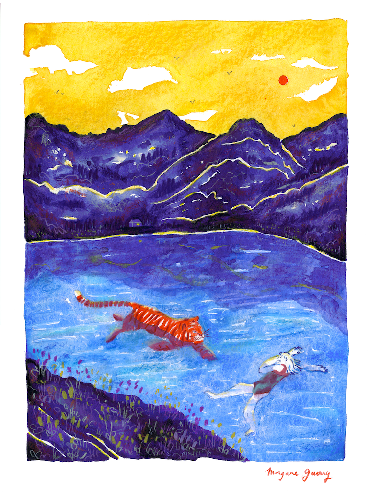 Morgane Guerry - [La Baignade], 24x32cm, 40ex.