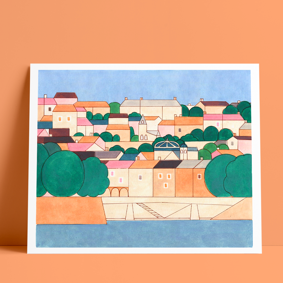 Morgane Fadanelli - [Les pentes] - 29,7x42cm, 30 ex.