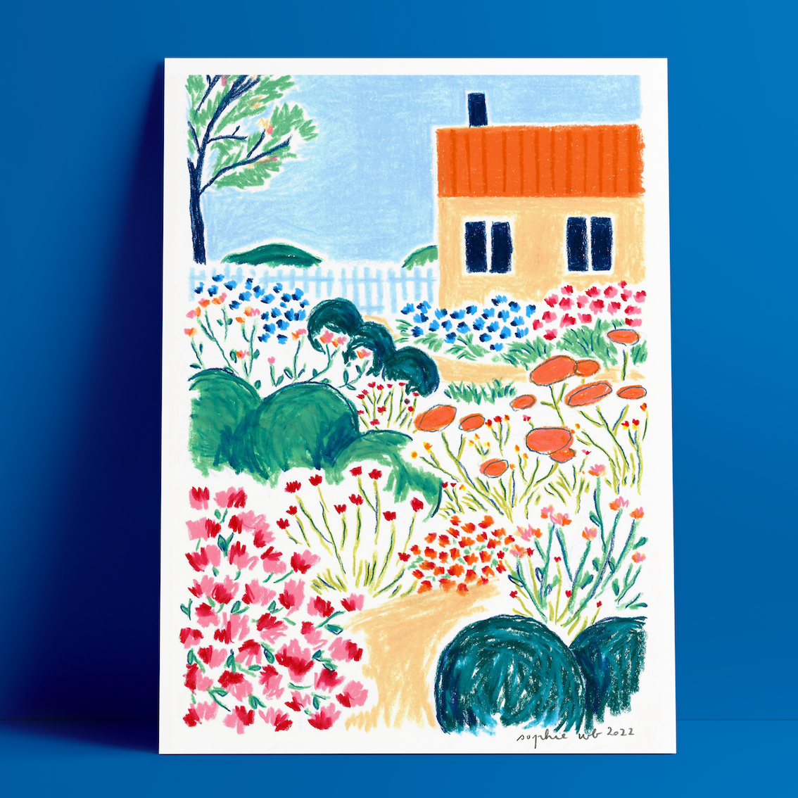 10. Sophie Weidler-Bauchez  [L'allée du jardin] - 21x29,7cm, 25 ex.