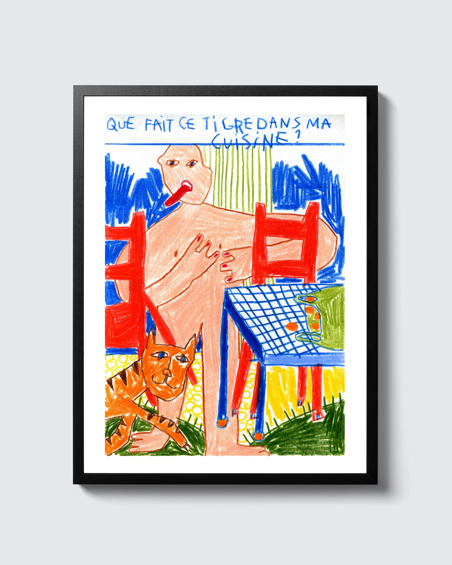 Elsa Adamus- [Tigre] - 30x40cm, 10 ex., 45€.
